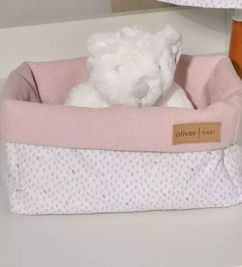 Baby Oliver Бебешка кошница за козметика Розов 1бр