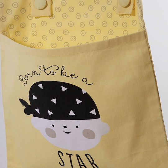 Nef-Nef Homeware Бебешки Калъф За Кошара Rockstar Жълт