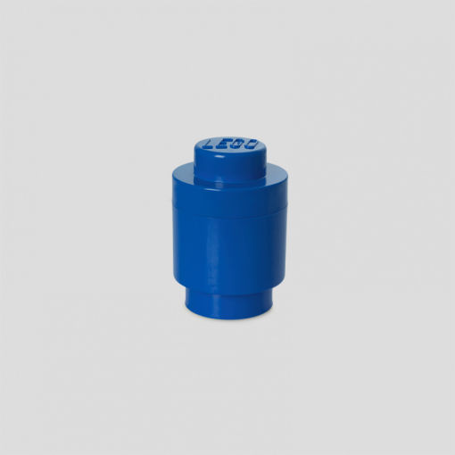 LEGO Παιδικό Κουτί Αποθήκευσης από Πλαστικό 1 Round Μπλε 12x12x12cm