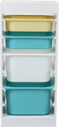 U-Grow Children's Storage Basket made of Plastic Multicolour 40.8x30x90.3cm 1pcs