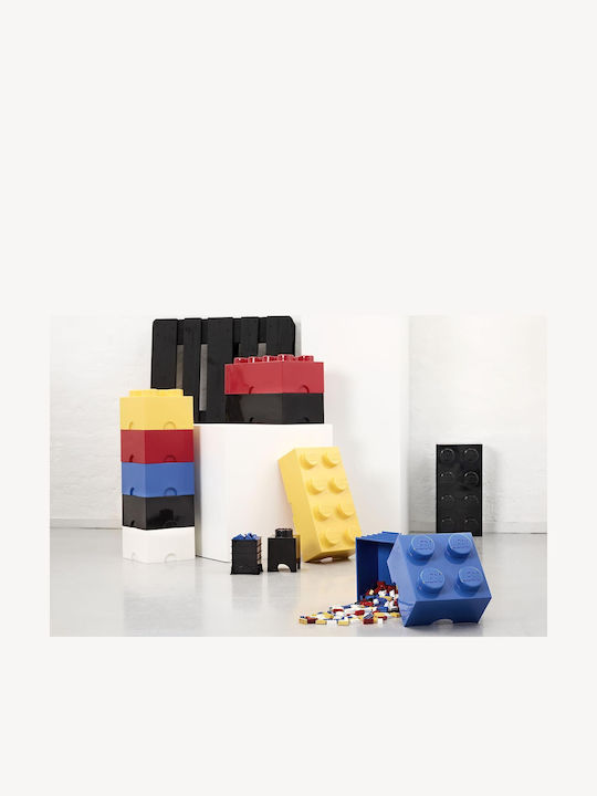 LEGO Детска кутия за съхранение от пластмаса 4-Stud Черен 25x25x18см 1бр 5005020