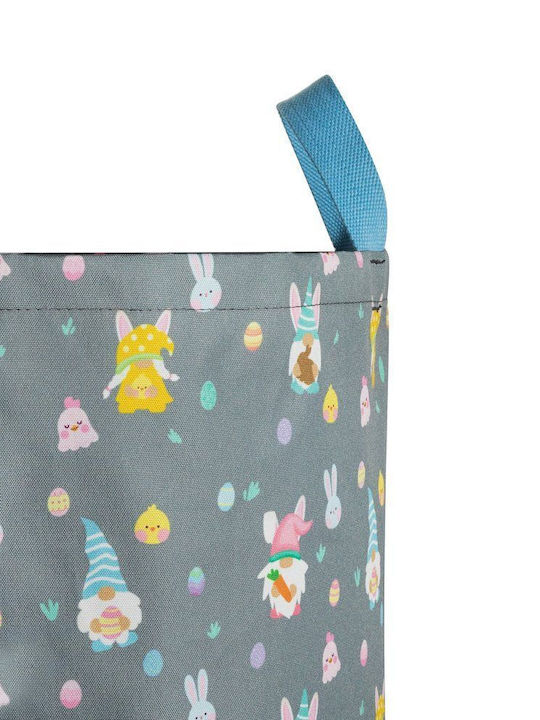 Lyc Sac Kinder Aufbewahrungskorb Faltbar aus Stoff Easter Gray 50x50x45cm 1Stück