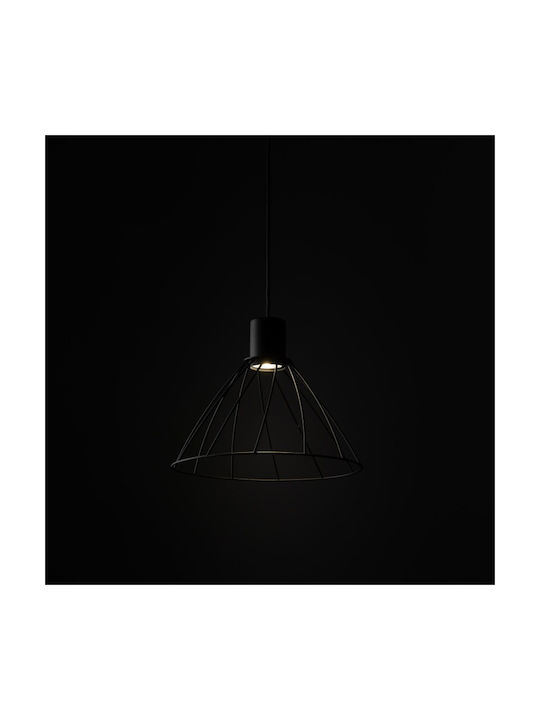 TK Lighting Lustră Negru 29.5cm.