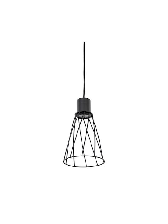 TK Lighting Hängelampe Schwarz 16cm.