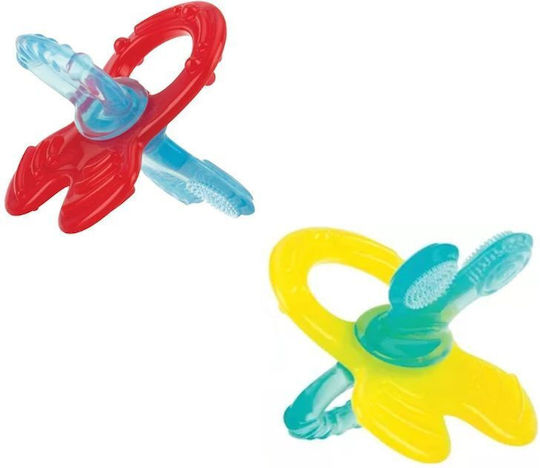 Nuby 3d Σχήμα Λουλούδι Μασητικός Κρίκος Οδοντοφυΐας από Σιλικόνη για 0 m+