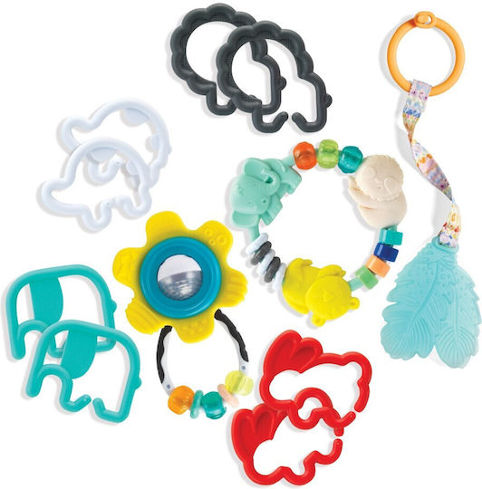 Infantino Teething Rattle made of Plastic for 0 m+ 5pcs