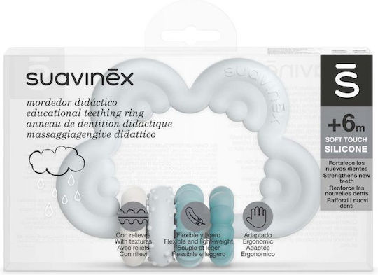 Suavinex Teether Ring for Teething from Silicone for 6 Months+