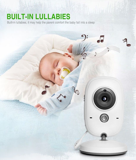 VB602 Wireless Baby Monitor with Camera & Screen 2" , Two-way Communication & Lullabies