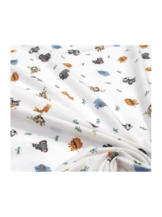Dimcol Zoo Kids Cotton Pillowcase 50x70cm White