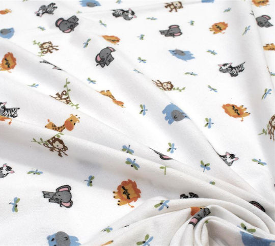Dimcol Zoo Kinder Kissenbezug 50x70cm White