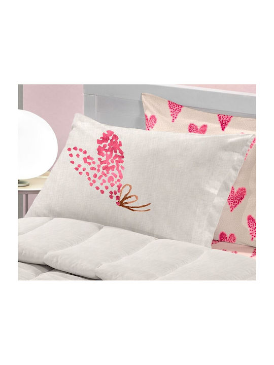 Saint Clair Lollipop Παιδική Μαξιλαροθήκη 50x70εκ. Ροζ