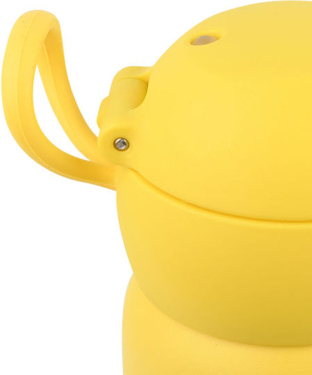 Estia Wonder Bottle Save the Aegean Kids Water Bottle Thermos Dragon Stainless Steel with Straw Non Spill Fortress Dragon 350ml