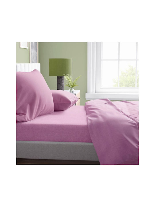 Dimcol Solid Kids Cotton Pillowcase 50x70cm Lilac 1930813106249274