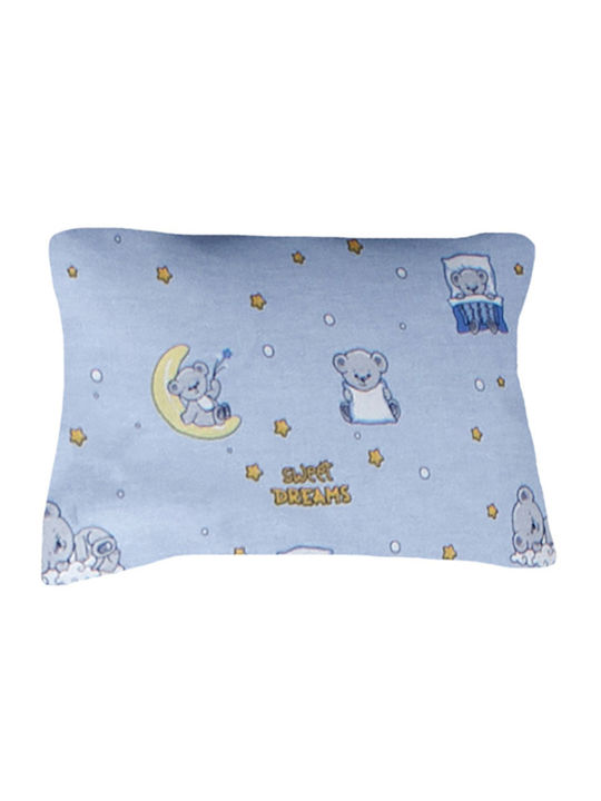 Dimcol Față de pernă pentru copii din bumbac 100% 50x70buc Sky Blue