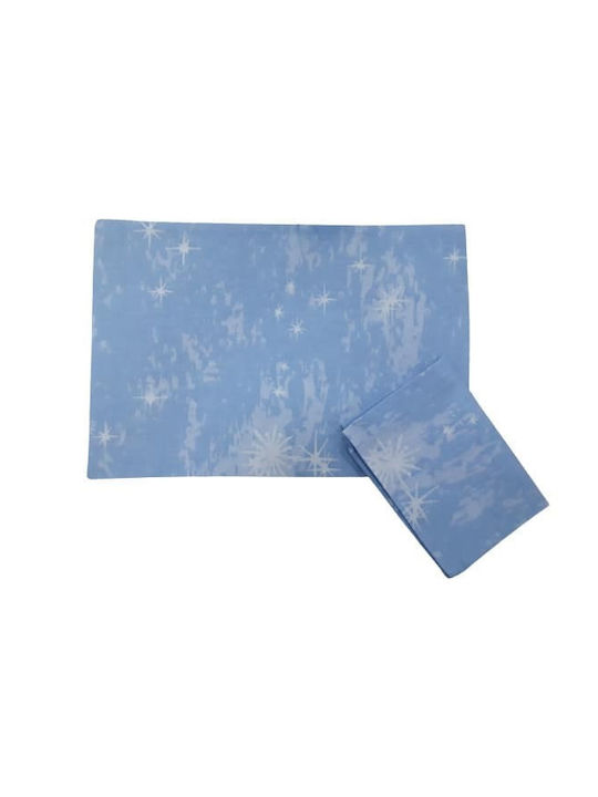 Beboulino Kids Cotton Pillowcase Set 20x30cm Blue
