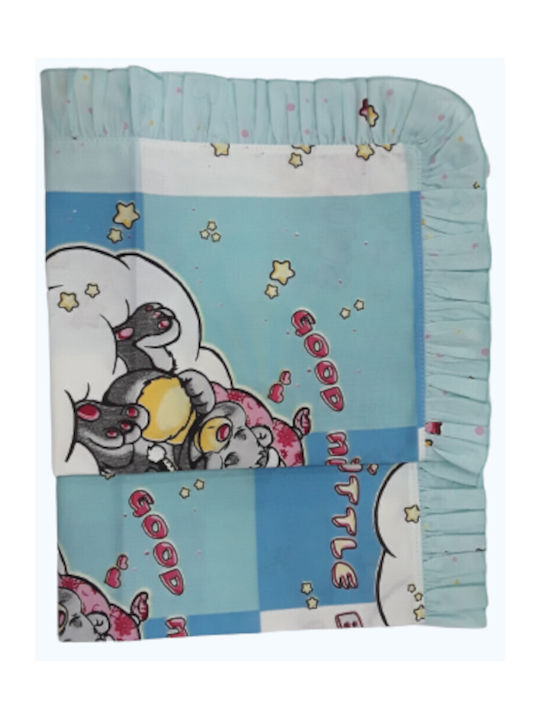 Beboulino Honey Kids Cotton Pillowcase Set 35x45cm Blue