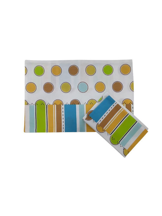 Beboulino Giraffe Set de față de pernă pentru copii din bumbac 100% 35x45cm Portocaliu