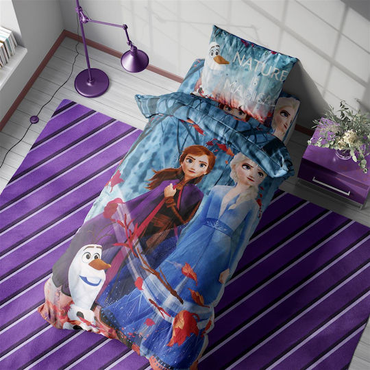 Dimcol 885 Set de față de pernă pentru copii din bumbac 100% 50x70cm Albastre