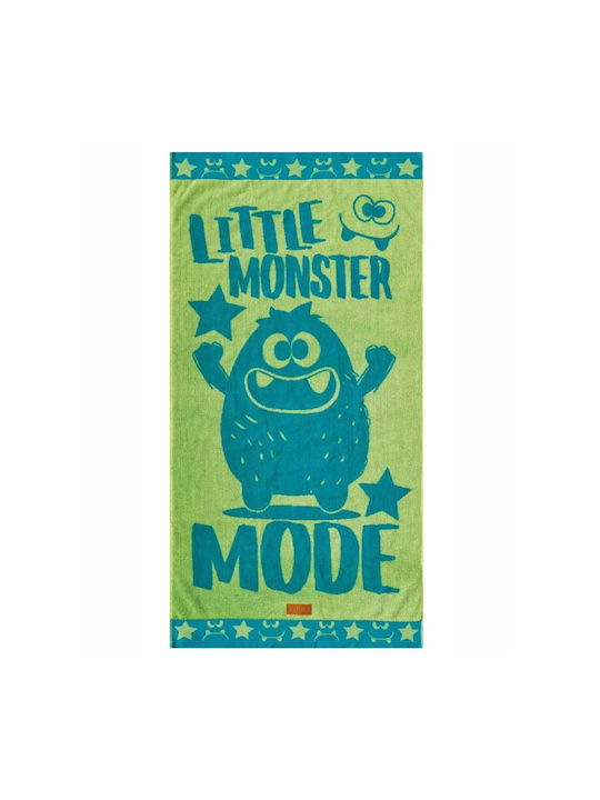 Dimcol Kids Cotton Pillowcase 50x70cm White-green