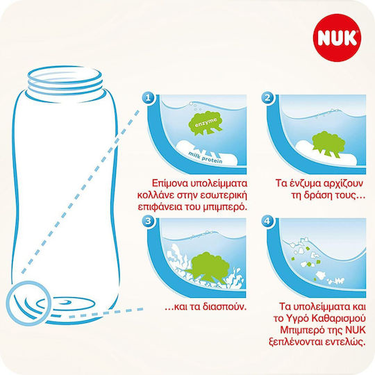 Nuk Baby Bottle Cleaner for Baby Bottles 500ml Bottle Cleanser Bio 1pcs