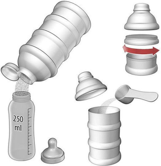 Beaba Milk Powder Doser for 3 Food Servings Gray 1pcs