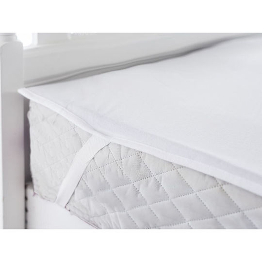 Kotonia Home Impermeabil Protecție saltea pentru bebeluși Alb Bumbac cu bordură 60x120buc