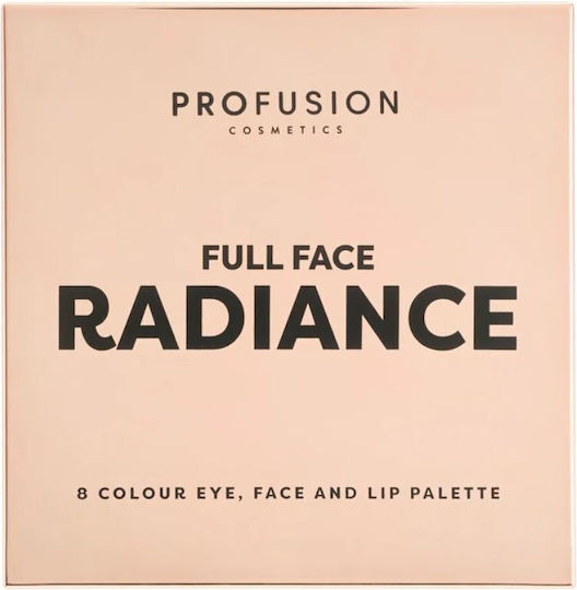 Profusion Cosmetics Παλέτα με Σκιές Ματιών Matte σε Στερεή Μορφή Radiance Palette 22gr