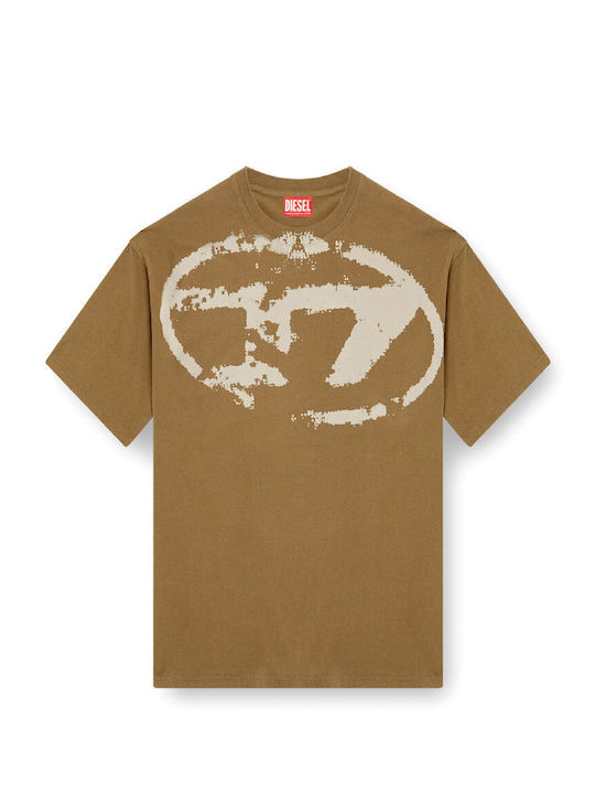 Diesel T-shirt Khaki A13049-0DQAU-5FP | Skroutz.mt