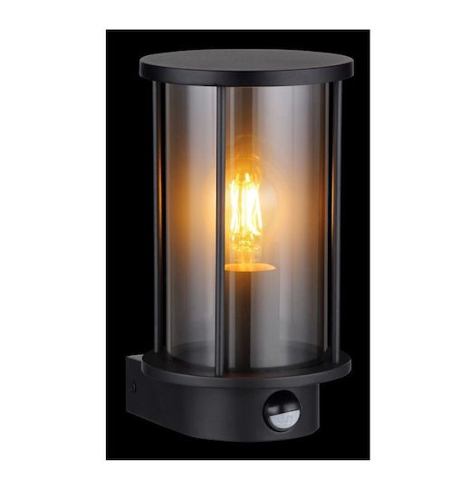 Globo Lighting Wall-Mounted Outdoor Lantern E27 IP54 14.3x25.2εκ.
