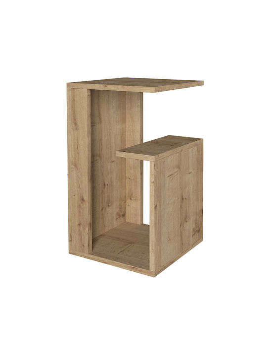 Rechteckig Beistelltisch Rosana Holz Sapphire Oak B35xT29.5xH60cm