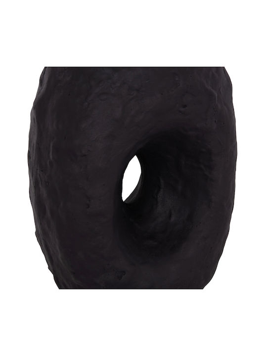 HomeMarkt Διακοσμητικό Βάζο Πήλινο Namentis Μαύρο Φ16xΥ36cm