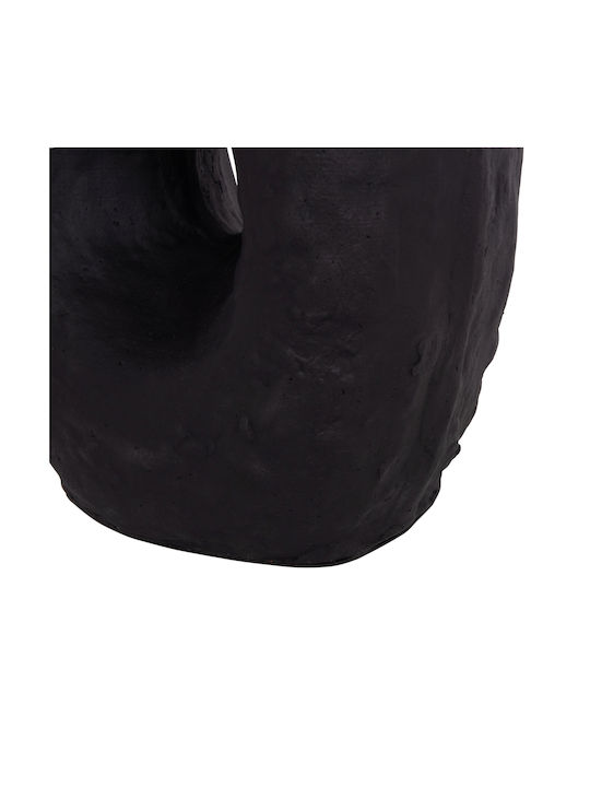 HomeMarkt Διακοσμητικό Βάζο Πήλινο Namentis Μαύρο Φ16xΥ36cm