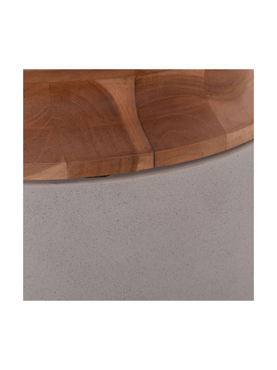 HomeMarkt Decorative Vase Linter Gray 41x41x47cm