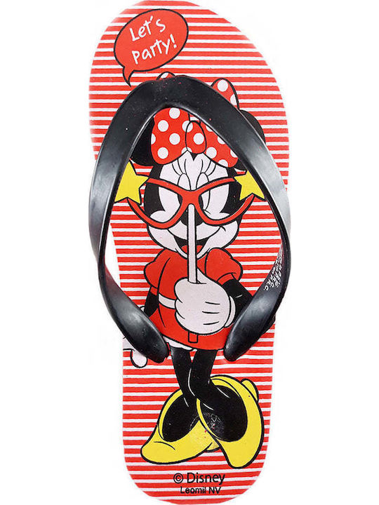 Παιδικές Σαγιονάρες Minnie Κόκκινες