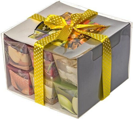 A2s Protection Set 54 Pieces Aromatic Tealight Candles 4 Scents Strawberry Vanilla Cinnamon Eucalyptus