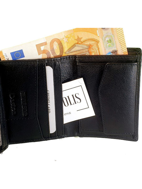 Ανδρικό Πορτοφόλι με RFID Μαύρο