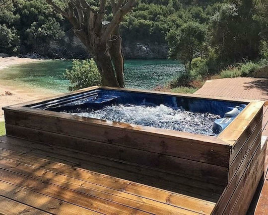 Tersis Hydromassage-Badewanne 185*130 Weiß