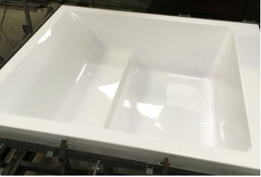 Elli Badewanne 200x160cm Sitz Weiß Ohne Polsterung