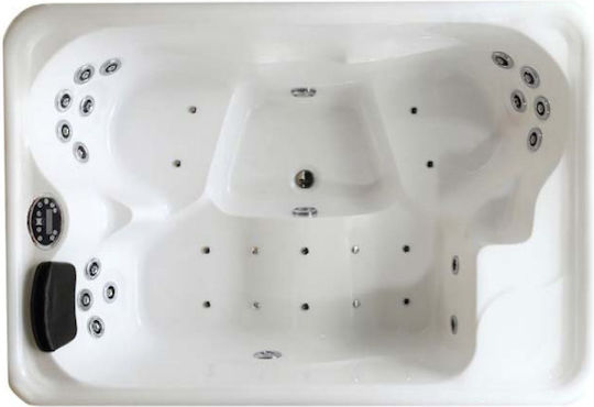 Tersis Hydromassage-Badewanne 185*130 Weiß