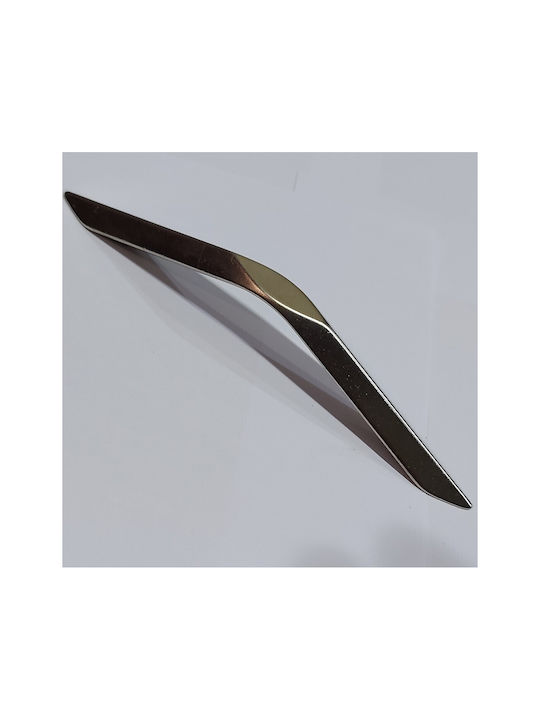 Italian Furniture Handle Eureka 11727-096-roz1 Matte Nickel Size 9.6cm