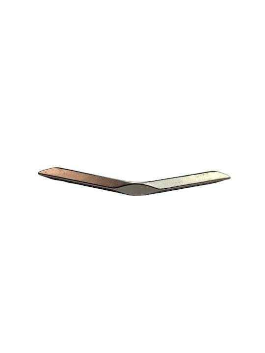 Italian Furniture Handle Eureka 11727-096-roz1 Matte Nickel Size 9.6cm