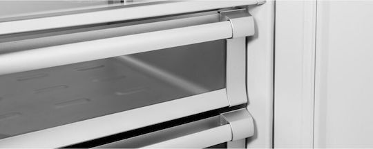 Bertazzoni Εντοιχιζόμενος Ψυγειοκαταψύκτης 440lt Total NoFrost Υ205xΠ74.9xΒ63.5εκ. Inox REF755BBRXTT/24