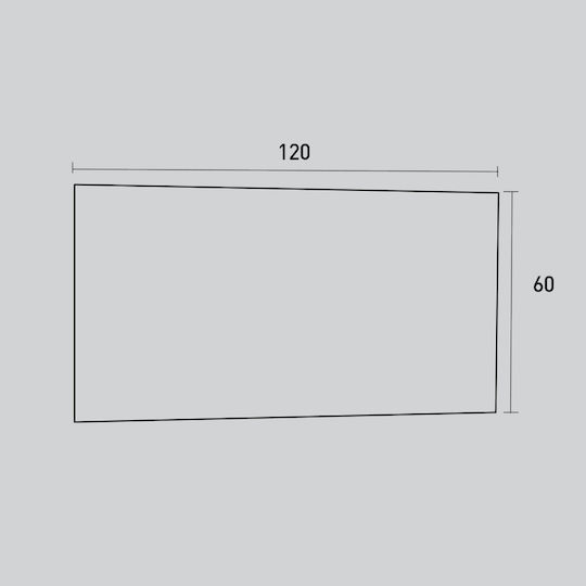 Καθρέπτης Led Probagno 973am 120x60