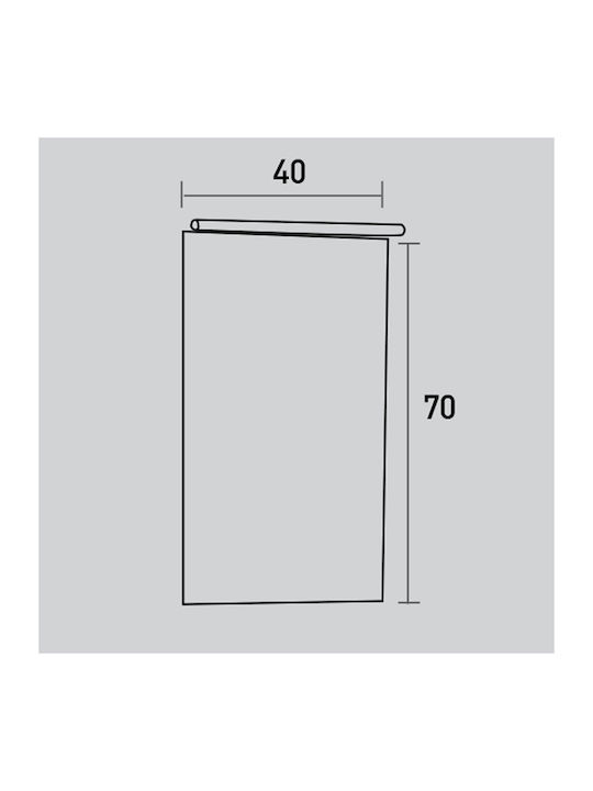 Огледало Аплика LED Probagno 969am 45x70см