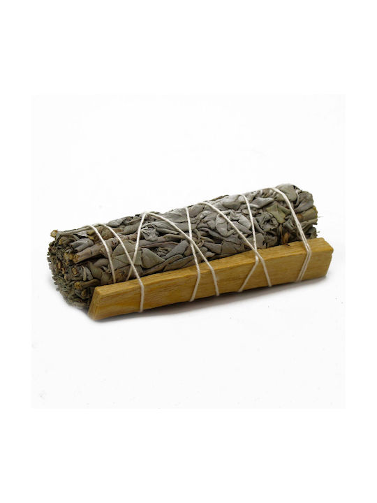 Ραβδί Λευκό Φασκόμηλο Ξύλο Palo Santo Καθαρισμό Χώρου Αύρας