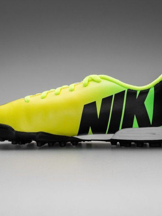 Mercurial Vortex Kids Turf Soccer Shoes Yellow