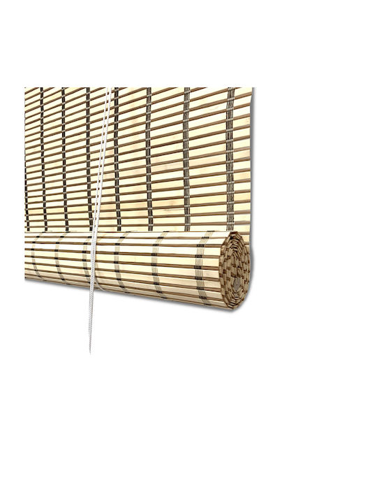 Woodware Στόρι Σκίασης Μπαμπού σε Μπεζ Χρώμα Π80xΥ200εκ.