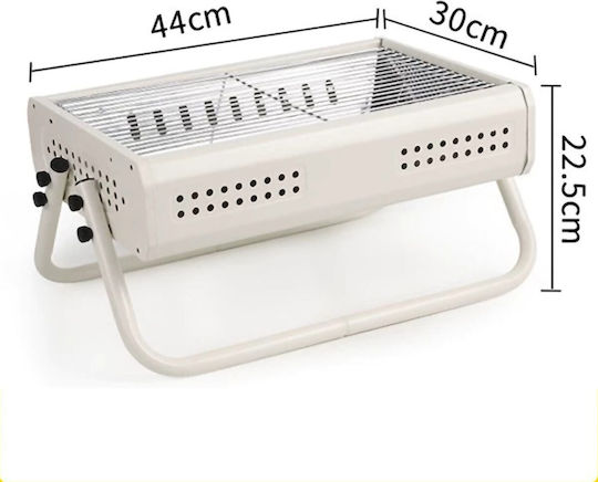 Uncle George Portable Charcoal Grill 44cmx30cm