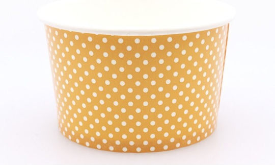 Paper Cup 355ml 50pcs Orange