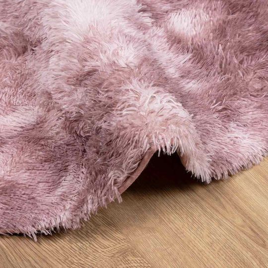 vidaXL Χειροποίητο Παιδικό Χαλί Ροζ 100x100cm